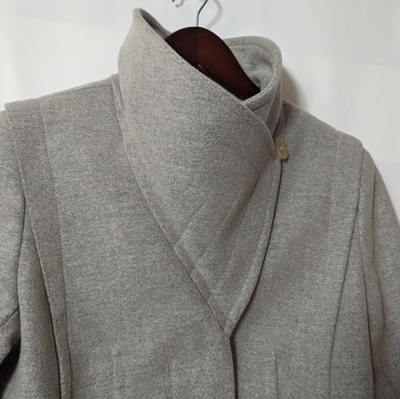 NWOT Babaton Grey "The Connor Coat" Wool & Cashmere Blend - Picture 3 of 15